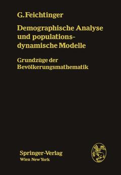 Couverture de l’ouvrage Demographische Analyse und populationsdynamische Modelle
