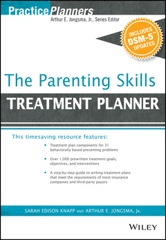 Couverture de l’ouvrage The Parenting Skills Treatment Planner, with DSM-5 Updates