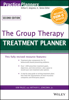 Couverture de l’ouvrage The Group Therapy Treatment Planner, with DSM-5 Updates