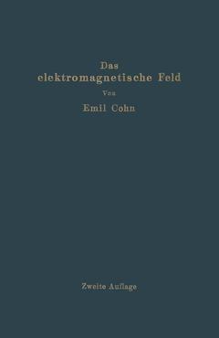 Couverture de l’ouvrage Das elektromagnetische Feld