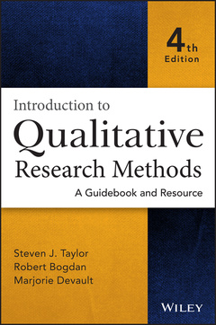 Couverture de l’ouvrage Introduction to Qualitative Research Methods