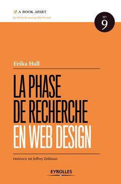 Couverture de l’ouvrage La phase de recherche en web design