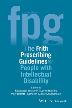 Couverture de l’ouvrage The Frith Prescribing Guidelines for People with Intellectual Disability