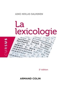 Cover of the book La lexicologie - 2e édition