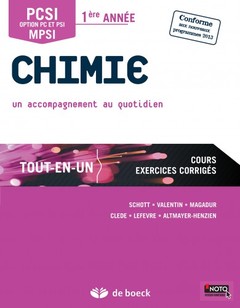 Cover of the book Chimie PCSI - 1re année
