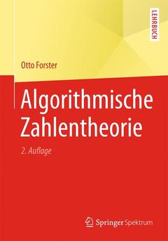 Couverture de l’ouvrage Algorithmische Zahlentheorie