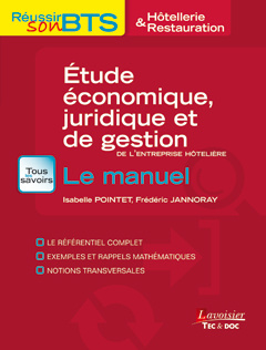 Cover of the book Étude économique, juridique et de gestion de l'entreprise hôtelière