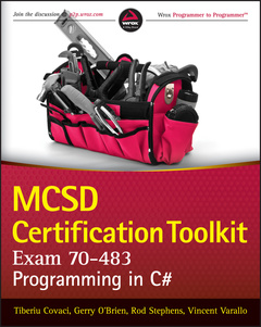 Couverture de l’ouvrage MCSD Certification Toolkit (Exam 70-483)