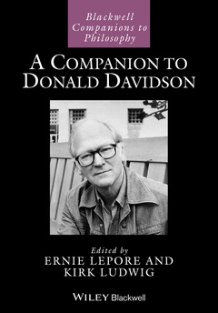 Cover of the book A Companion to Donald Davidson
