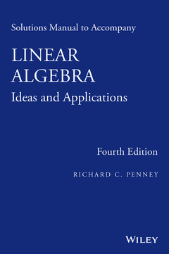 Cover of the book Linear Algebra, Solutions Manual