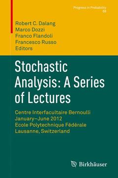 Cover of the book Stochastic Analysis: A Series of Lectures