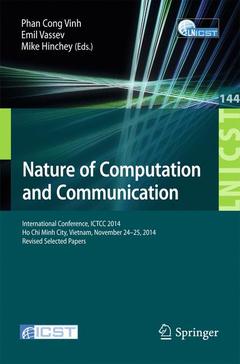 Couverture de l’ouvrage Nature of Computation and Communication