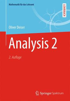 Cover of the book Analysis 2