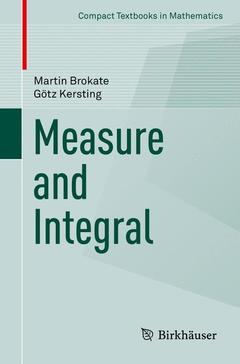 Couverture de l’ouvrage Measure and Integral
