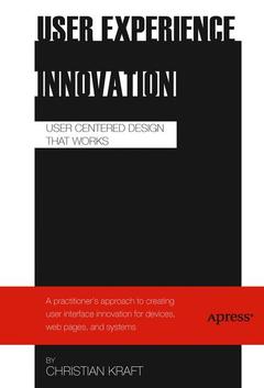 Couverture de l’ouvrage User Experience Innovation