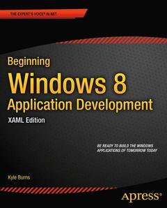 Cover of the book Beginning Windows 8 Application Development - XAML Edition