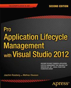 Couverture de l’ouvrage Pro Application Lifecycle Management with Visual Studio 2012