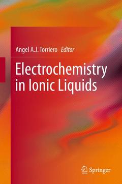 Couverture de l’ouvrage Electrochemistry in Ionic Liquids