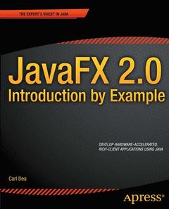 Cover of the book JavaFX 2.0: Introduction by Example