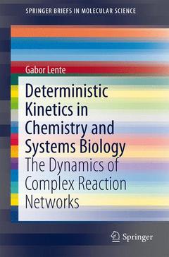 Cover of the book Deterministic Kinetics in Chemistry and Systems Biology