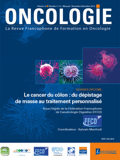 Couverture de l'ouvrage Oncologie Vol. 16 N° 11-12 - Novembre-Décembre 2014