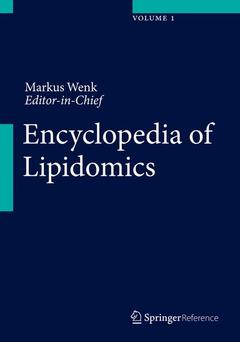 Couverture de l’ouvrage Encyclopedia of Lipidomics