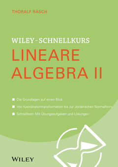 Couverture de l’ouvrage Wiley-Schnellkurs Lineare Algebra II