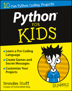 Couverture de l’ouvrage Python For Kids For Dummies