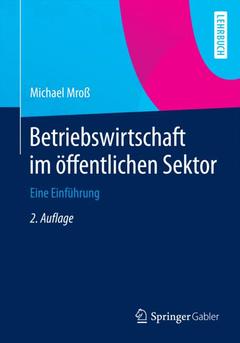 Couverture de l’ouvrage Betriebswirtschaft im öffentlichen Sektor