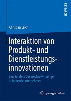 Couverture de l’ouvrage Interaktion von Produkt- und Dienstleistungsinnovationen