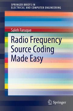 Couverture de l’ouvrage Radio Frequency Source Coding Made Easy