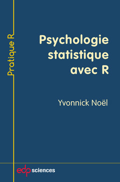 Couverture de l’ouvrage psychologie statistique avec r