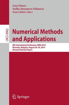 Couverture de l’ouvrage Numerical Methods and Applications