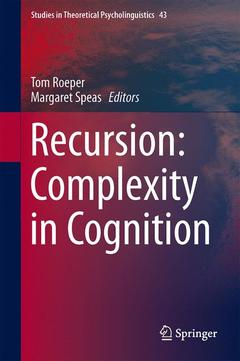 Cover of the book Recursion: Complexity in Cognition