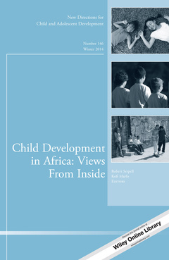 Couverture de l’ouvrage Child Development in Africa: Views From Inside