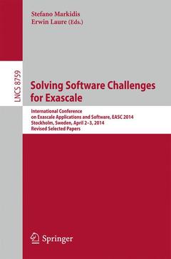 Couverture de l’ouvrage Solving Software Challenges for Exascale