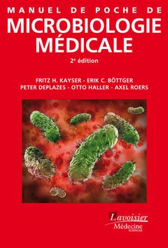 Couverture de l’ouvrage Manuel de poche de microbiologie médicale
