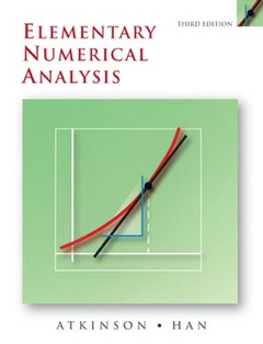 Couverture de l’ouvrage Elementary Numerical Analysis