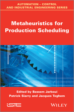 Couverture de l’ouvrage Metaheuristics for Production Scheduling