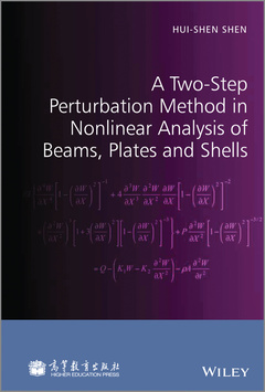 Couverture de l’ouvrage A Two-Step Perturbation Method in Nonlinear Analysis of Beams, Plates and Shells