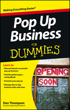 Couverture de l’ouvrage Pop-Up Business For Dummies