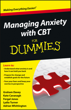 Couverture de l’ouvrage Managing Anxiety with CBT For Dummies