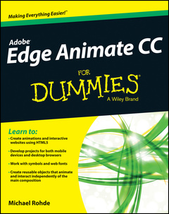 Cover of the book Adobe Edge Animate CC For Dummies