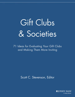 Couverture de l’ouvrage Gift Clubs and Societies