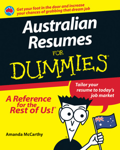 Couverture de l’ouvrage Australian Resumes For Dummies®