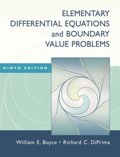 Cover of the book Elementary Differential Equations and Boundary Value Problems