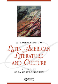 Couverture de l’ouvrage A Companion to Latin American Literature and Culture
