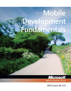 Cover of the book Exam 98-373 Mobile Development Fundamentals