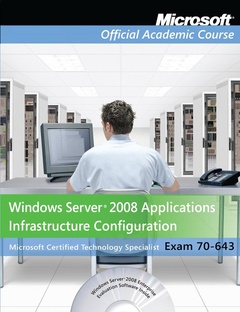 Cover of the book 70-643 Windows Server 2008 Applications Infrastructure Configuration