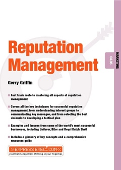 Couverture de l’ouvrage Reputation Management